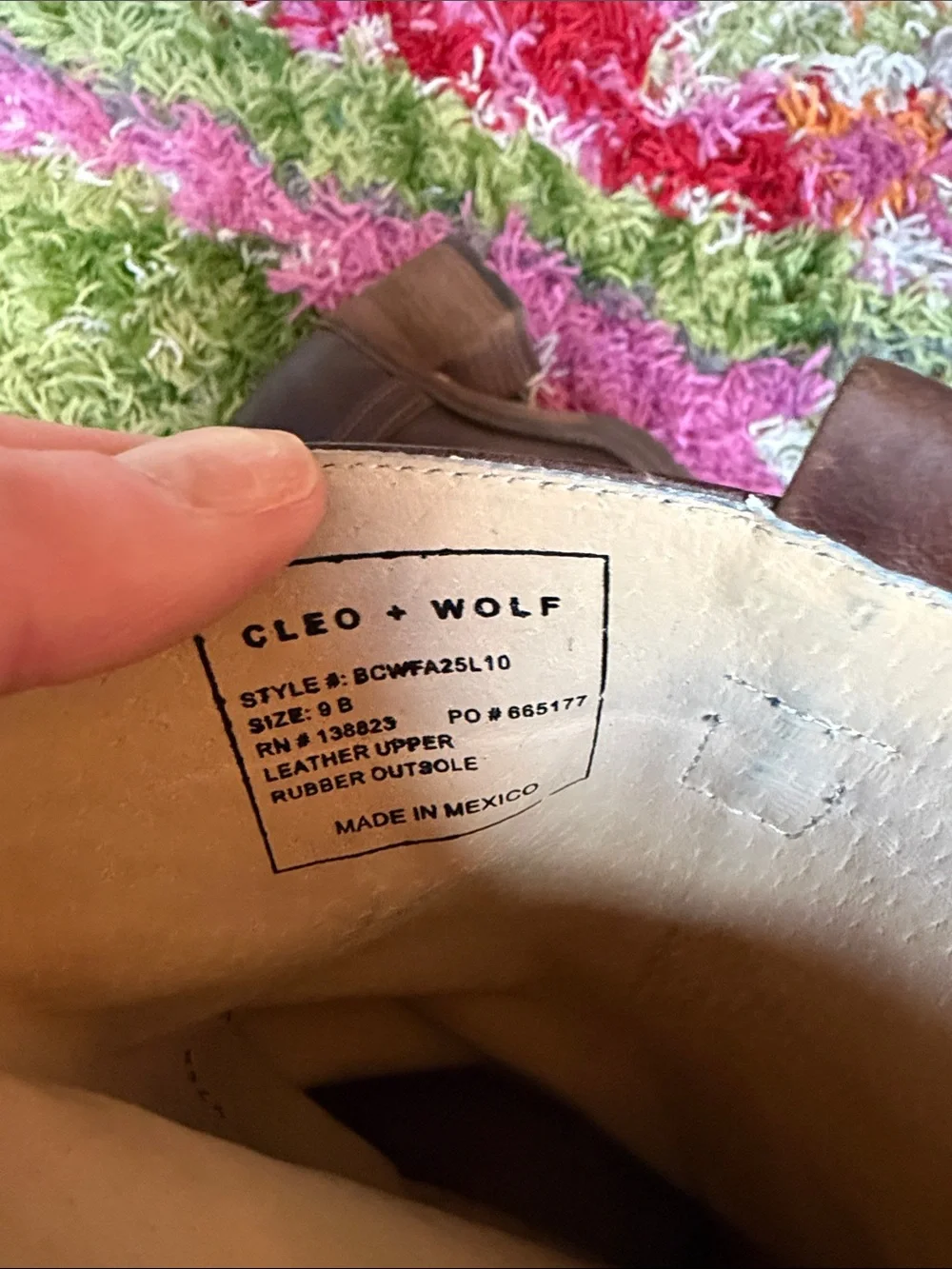 Anthropologie Cleo + Wolf Dark Brown Leather Mid-Calf Block Heel Boots - Picture 11 of 14